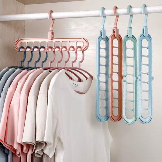 Magic Rotating Hanger ( 9 in 1 smart hanger)