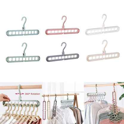 Magic Rotating Hanger ( 9 in 1 smart hanger)